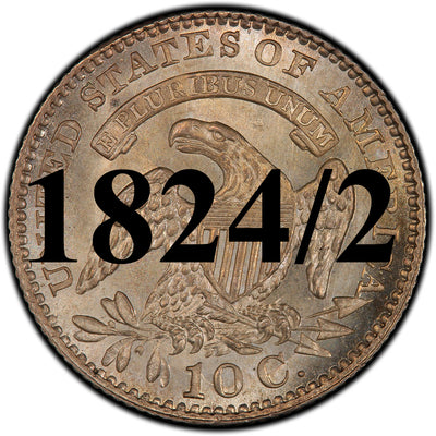 1824/2 Capped Bust Dime , 