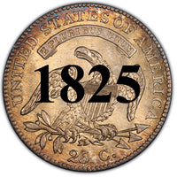 1825 Capped Bust Quarter