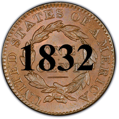 1832 Coronet Matron Head Large Cent