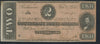 1864 $2 (T-70) Richmond, Virginia - Confederate Currency -