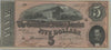 1864 $5 (T-69) Richmond, Virginia - Confederate Currency -