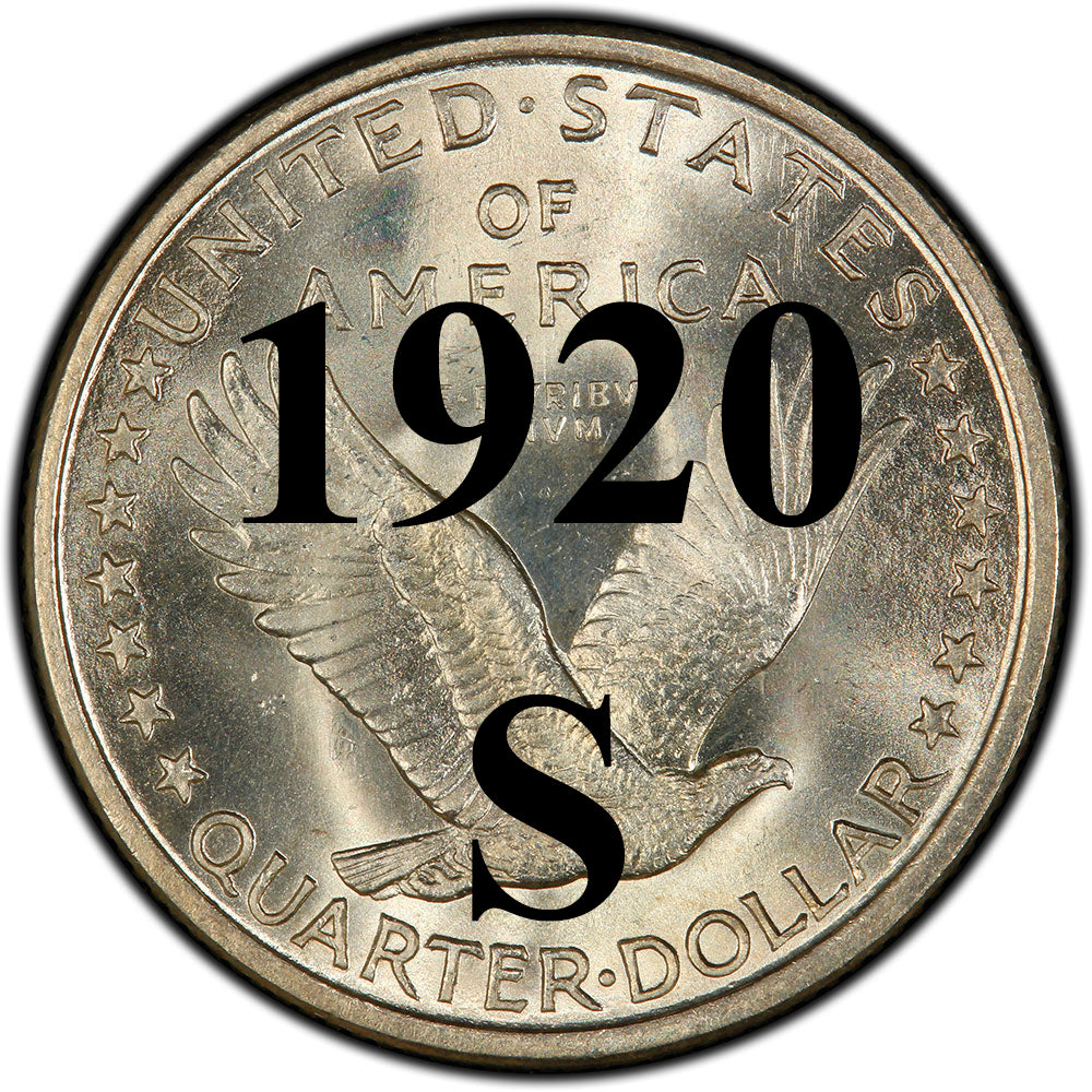 1920-S Standing Liberty Quarter | Palm Island