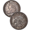 1820 Capped Bust Dime , "Wide Border Open Collar" Type ,