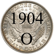 1904-O Barber Half Dollar
