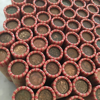 ESTATE SALE! ~ Indian Head on Ends ~ Wheat Cent Lincoln Head Rolls Unsearched Cents US Coin Pennies
