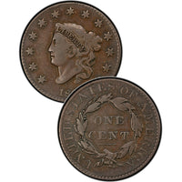 1816 Coronet Matron Head Large Cent