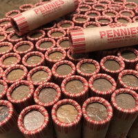 ESTATE SALE! ~ Rolls of Unsearched Wheat Pennies ~ Circulated AG-AU ~ Nice Rolls!