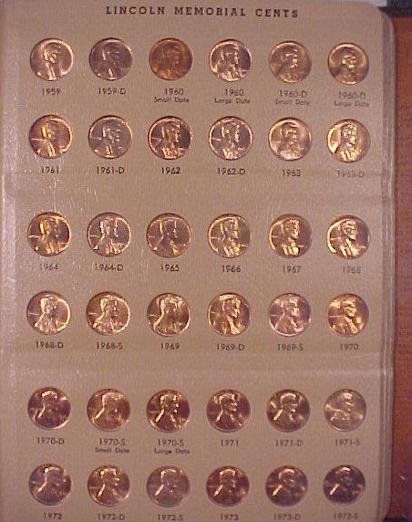 Dansco US Lincoln Memorial Cent Coin Album 1958 - 2009 #7102