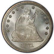 Seated Liberty Quarters