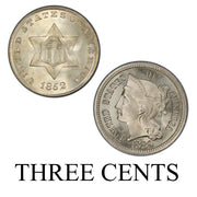 Three Cent Pieces