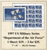 1997 US Military Series “Department of the Air Force” Stamp Sheet