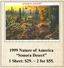 1999 Nature of America “Sonora Desert” Stamp Sheet