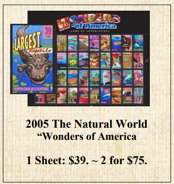 2005 The Natural World “Wonders of America