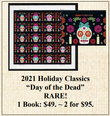 2021 Holiday Classics  “Day of the Dead” RARE! Stamp Sheet