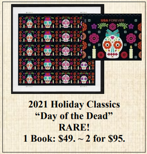 2021 Holiday Classics  “Day of the Dead” RARE! Stamp Sheet