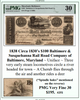 1838 Circa 1830's $100 Baltimore & Susquehanna Rail Road Company of Baltimore, Maryland Obsolete Currency #351