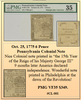 Oct. 25, 1775 6 Pence Pennsylvania Colonial Note ~ PMG VF35 ~ #CL-001