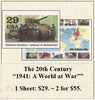 The 20th Century “1941: A World at War” Stamp Sheet