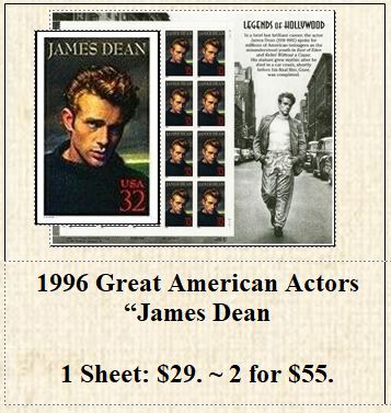 1996 Great American Actors “James Dean