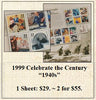 1999 Celebrate the Century “1940s” Stamp Sheet