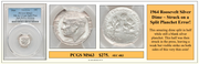 1964 Roosevelt Silver Dime ~ Struck on a Split Planchet Coin Error! #EC-083