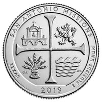 2019 "W" West Point National Park Quarters , Uncirculated