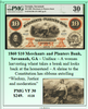 1860 $10 Merchants and Planters Bank, Savannah, GA #118