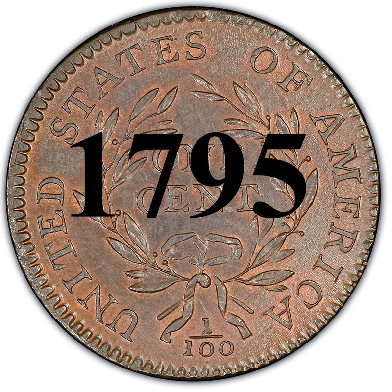 1795年 リバティ アメリカ合衆国 Value of 1795 Liberty Cap Half Cent | Auction Rare Coins