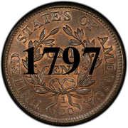 1797 Draped Bust Large Cent