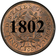 1802 Draped Bust Half Cent