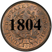 1804 Draped Bust Half Cent