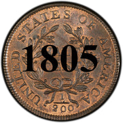 1805 Draped Bust Half Cent