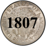 1807 Draped Bust Quarter