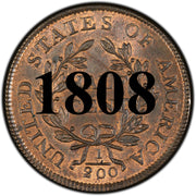 1808 Draped Bust Half Cent