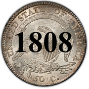 1808 Capped Bust Half Dollar