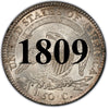 1809 Capped Bust Half Dollar