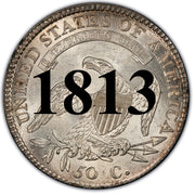 1813 Capped Bust Half Dollar