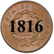 1816 Coronet Matron Head Large Cent