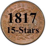 1817 (15 Stars) Coronet Matron Head Large Cent