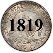 1819 Capped Bust Half Dollar