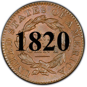 1820 Coronet Matron Head Large Cent