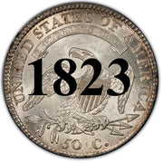 1823 capped Bust Half Dollar