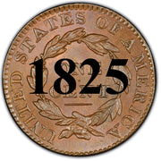 1825 Coronet Matron Head Large Cent