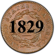 1829 Coronet Matron Head Large Cent