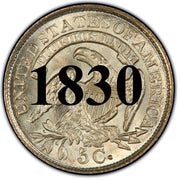 1830 Bust Half Dime