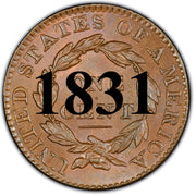 1831 Coronet Matron Head Large Cent