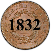 1832 Coronet Matron Head Large Cent