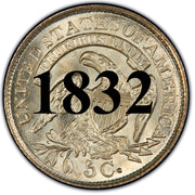 1832 Bust Half Dime