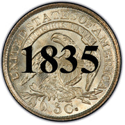 1835 Bust Half Dime