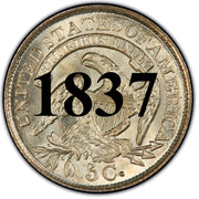 1837 Bust Half Dime